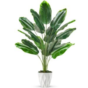 Der Rose Bird Of Paradise 28 Inch Artificial Plant In Pot